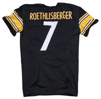 2015 Ben Roethlisberger Game Used Pittsburgh Steelers Home Jersey (Letter of Provenance)